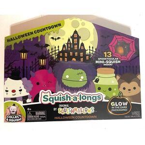 Squish-a-longs by Squishmallows Halloween Countdown Calendar NEW 13 Piece